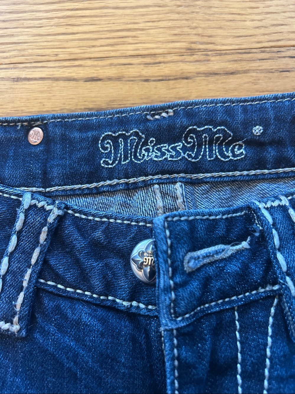 Miss Me Signature Cuffed Capris Jeans size 27 - Picture 3 of 6